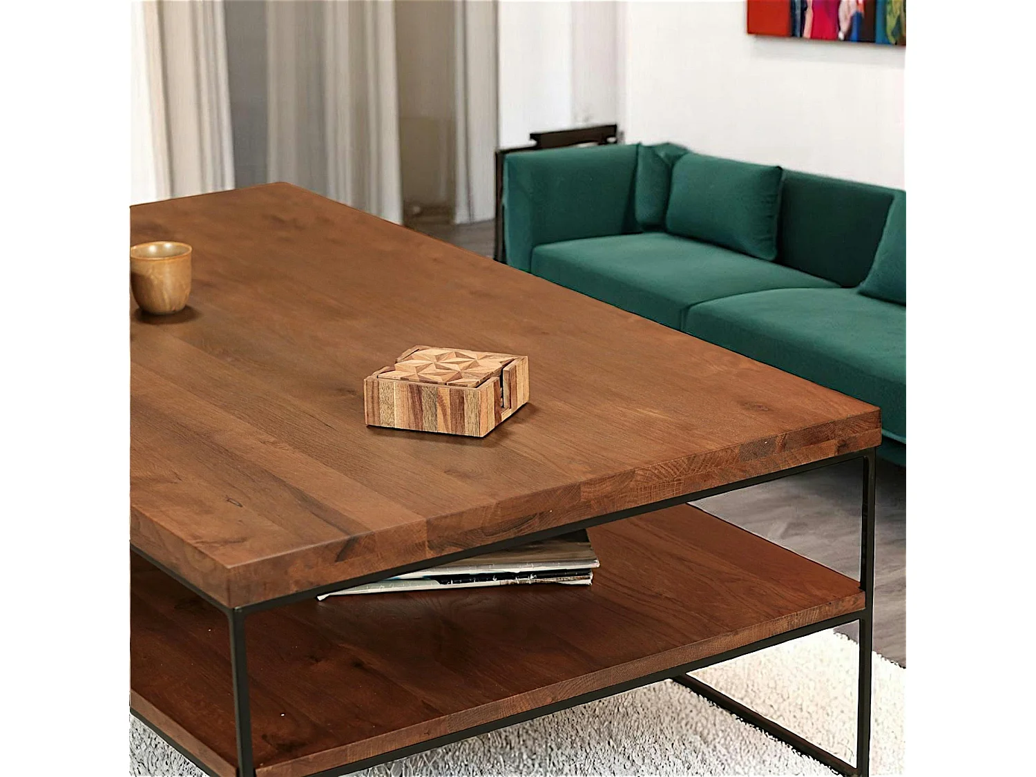 Table basse rectangulaire OKA