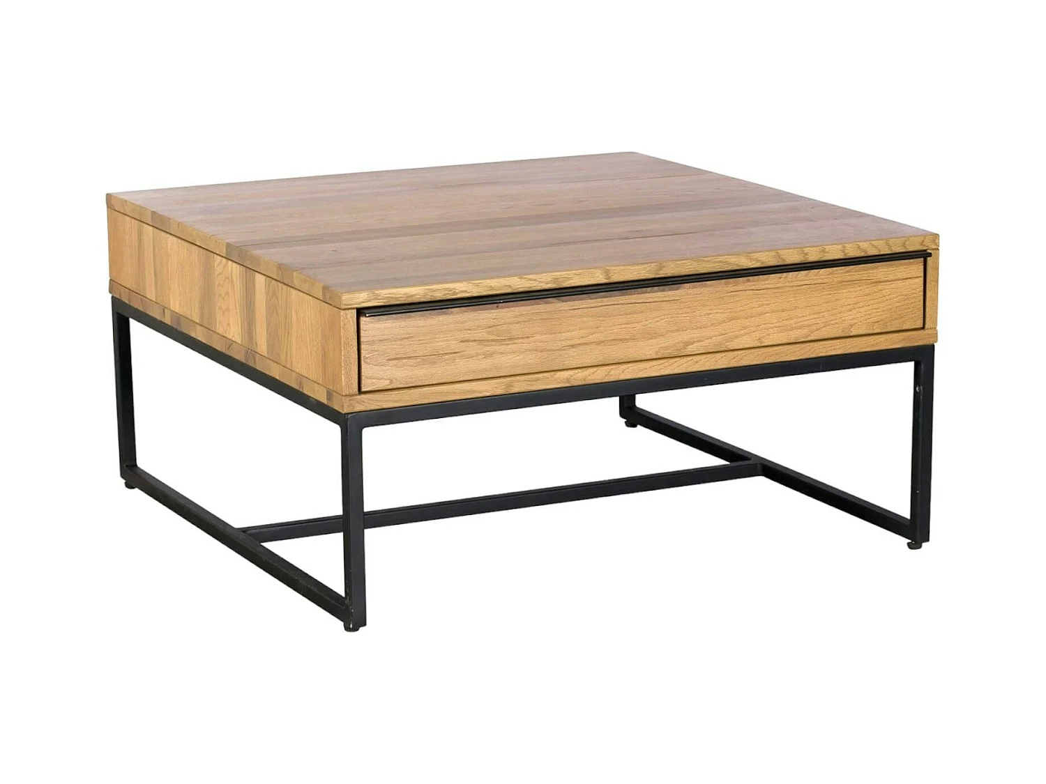 Table basse carrée 2 tiroirs VOLGA