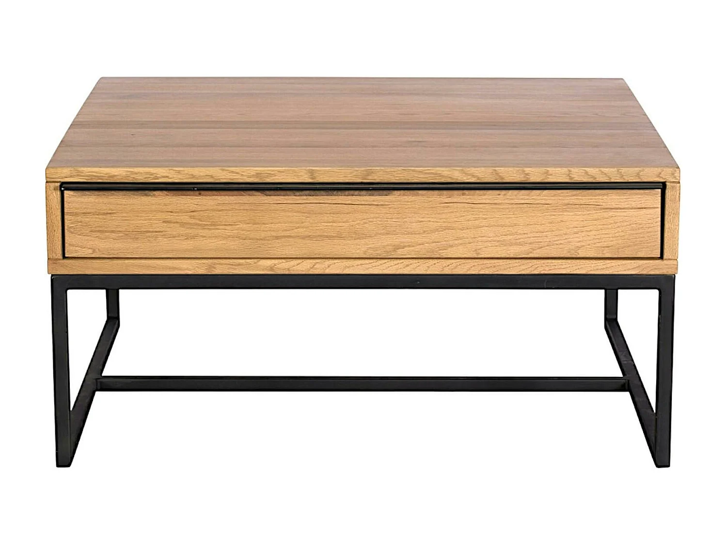 Table basse carrée 2 tiroirs VOLGA