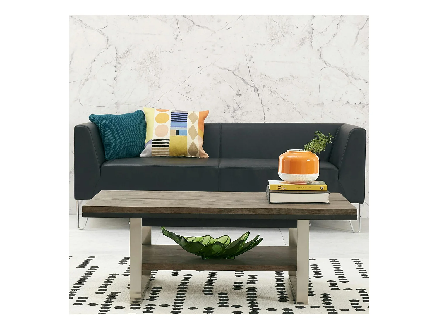 Table basse double plateau RIMINI