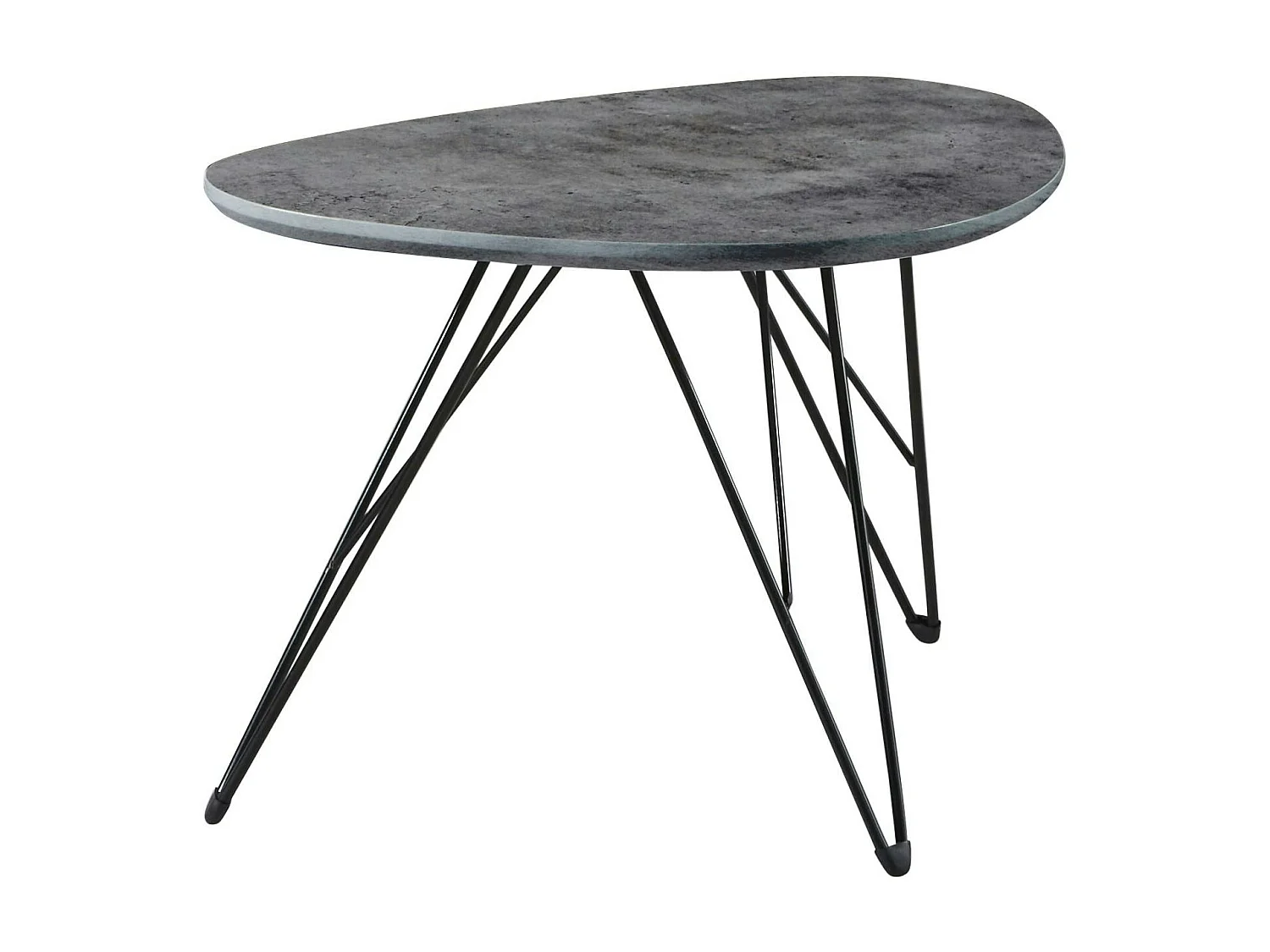 Table d'appoint grise effet béton PM HELSINKI