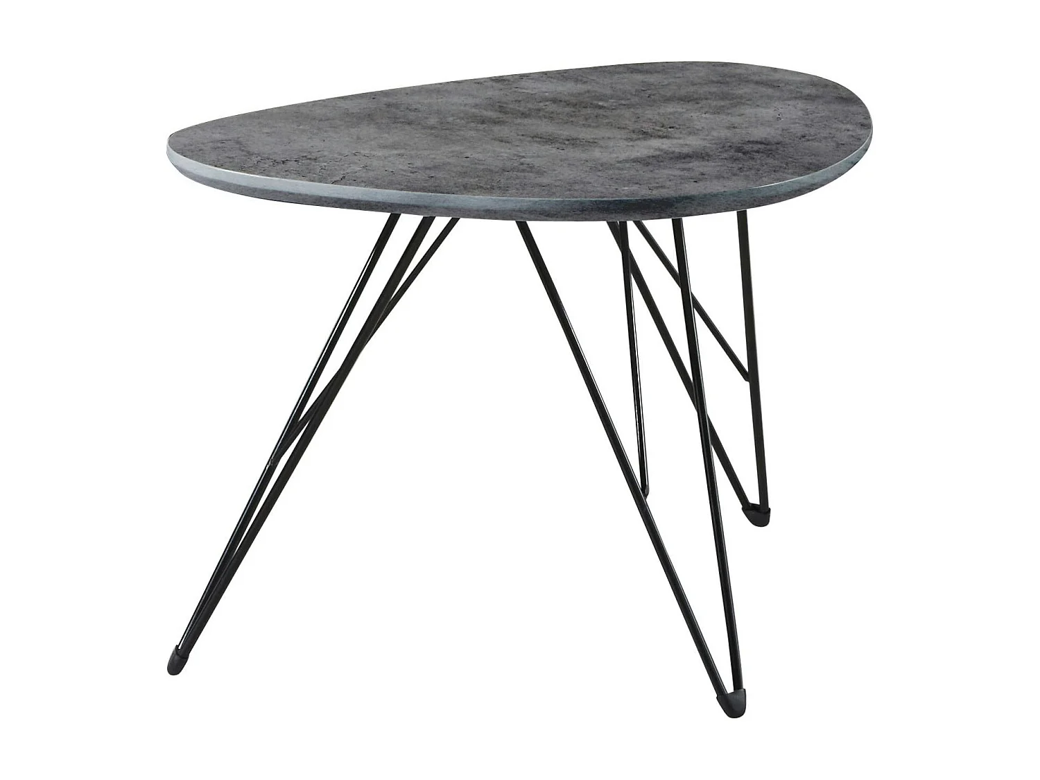 Table d'appoint grise effet béton PM HELSINKI