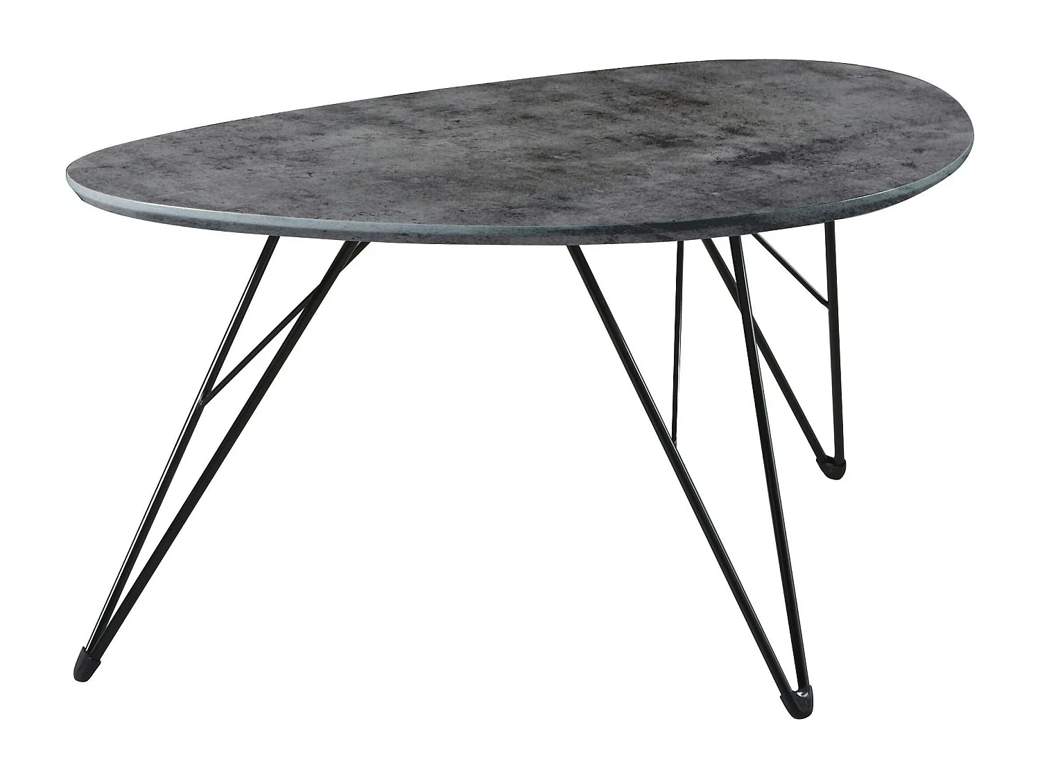 Table d'appoint grise effet béton GM HELSINKI