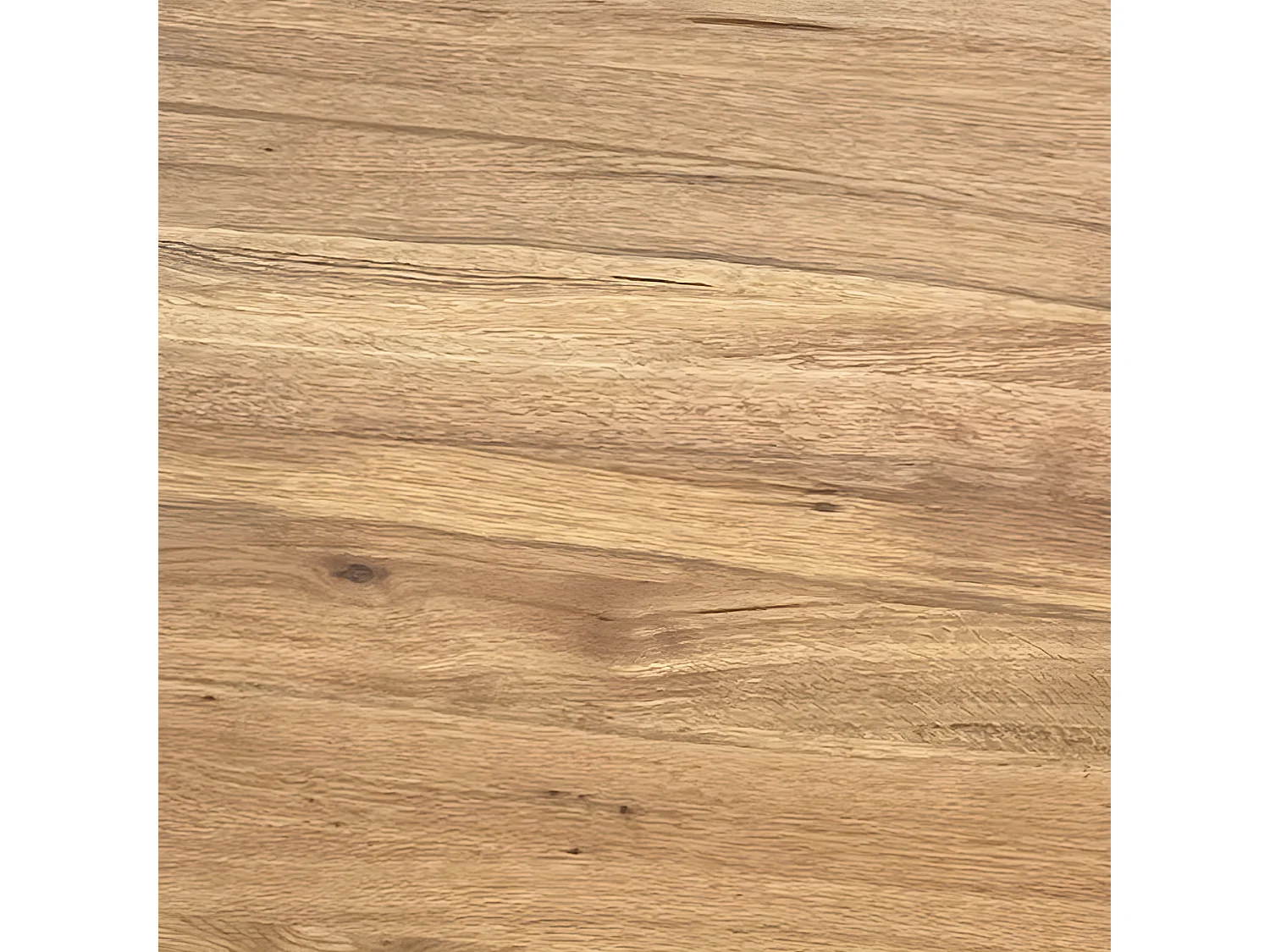 Table basse ronde diamètre 90 cm en chêne huilé PALERME