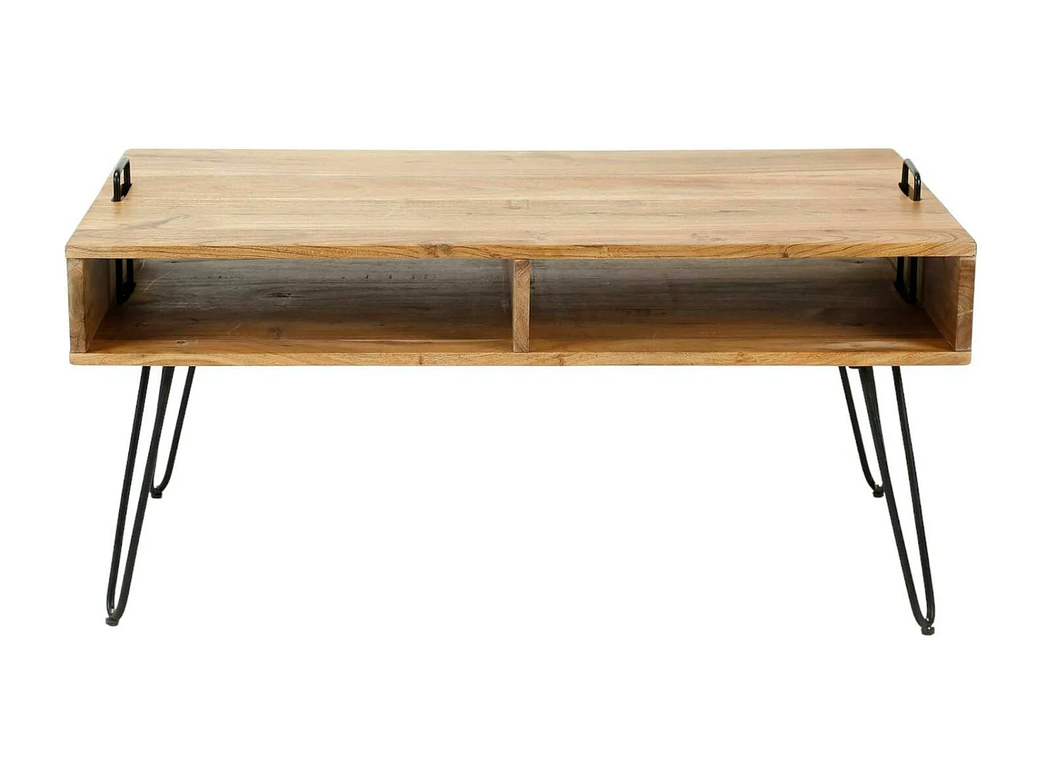 Table basse scandinave bois massif 100 cm MELBOURNE