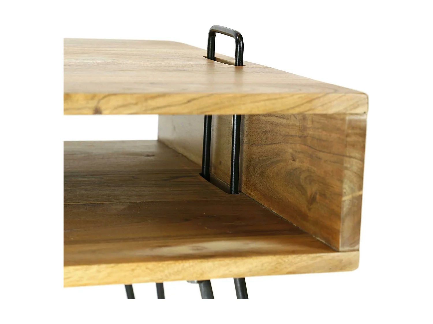 Table basse scandinave bois massif 100 cm MELBOURNE