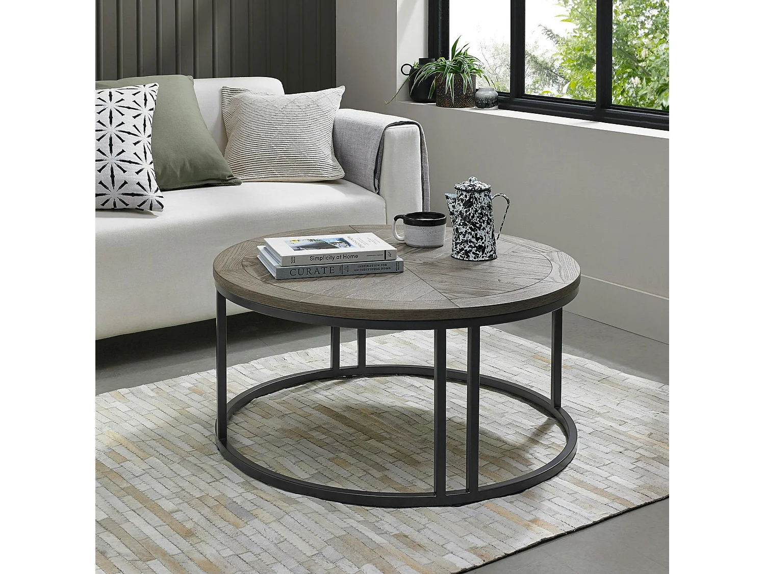 Table basse ronde HOUSTON