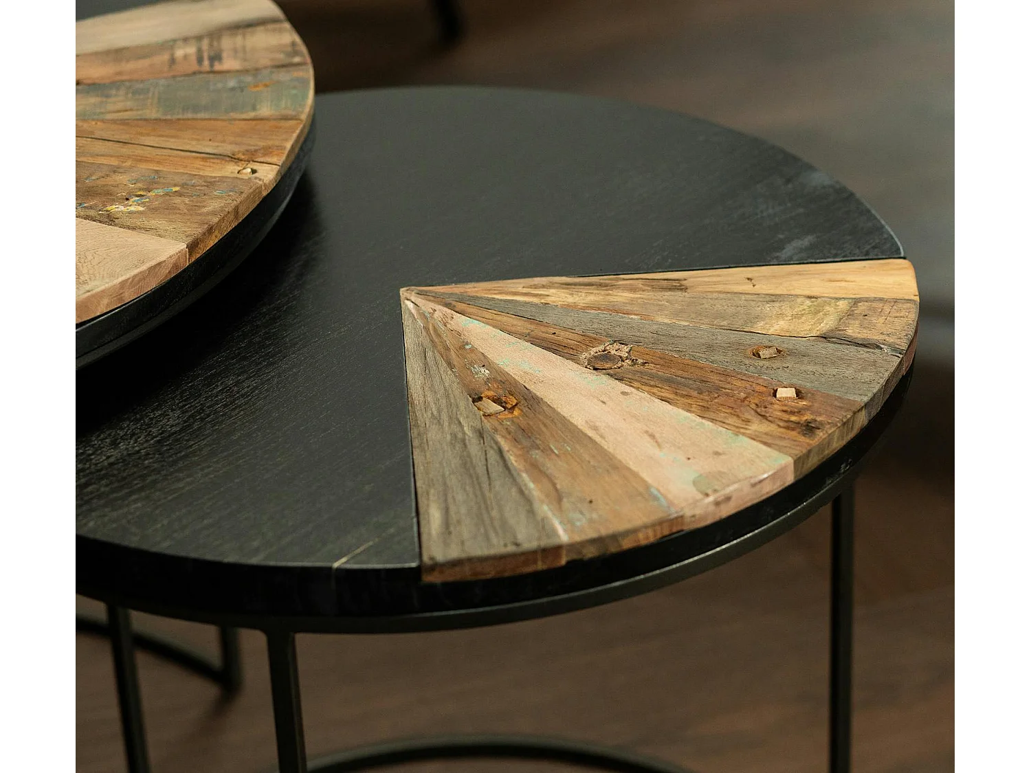 Table basse gigogne ronde DUMAI