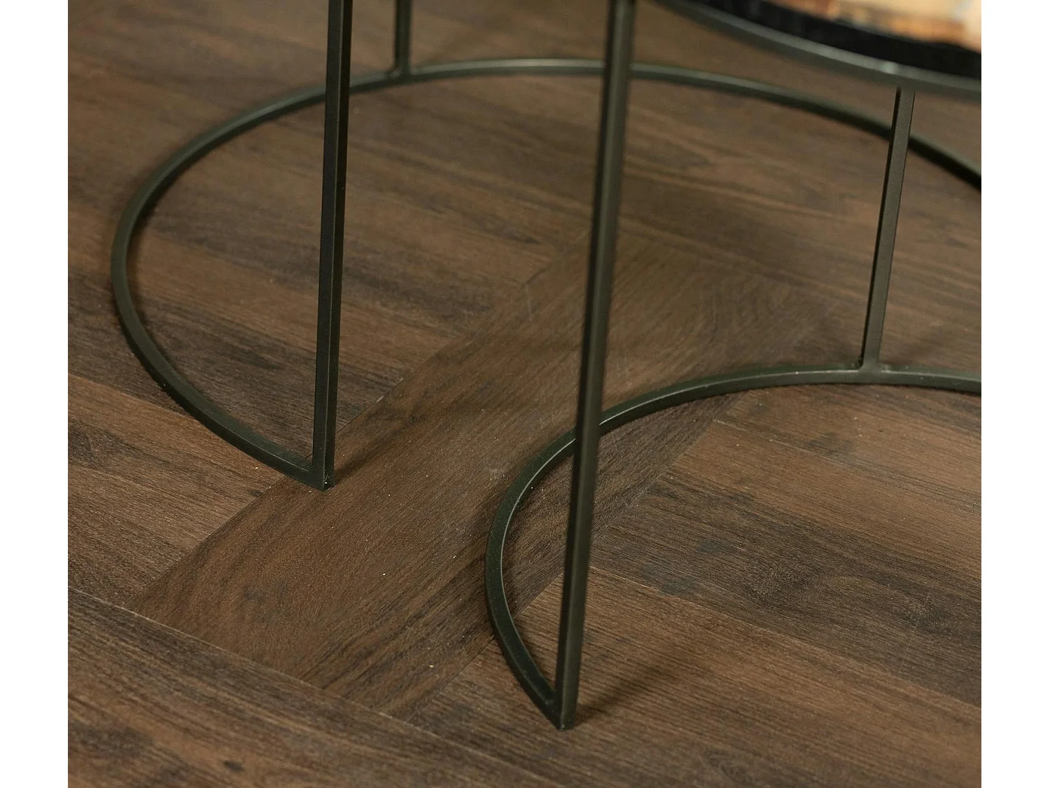 Table basse gigogne ronde DUMAI