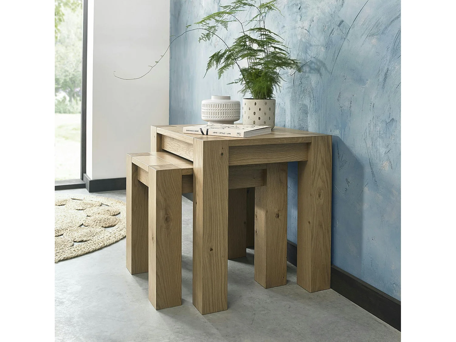 Table de salon gigogne (lot de 2) ALTA