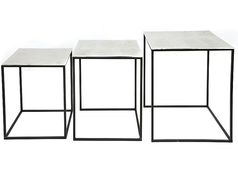 Table gigogne moderne (lot de 3)