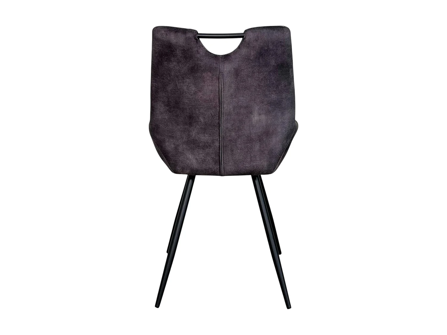 Chaise gris sombre avec poignée (lot de 2) MALMOE