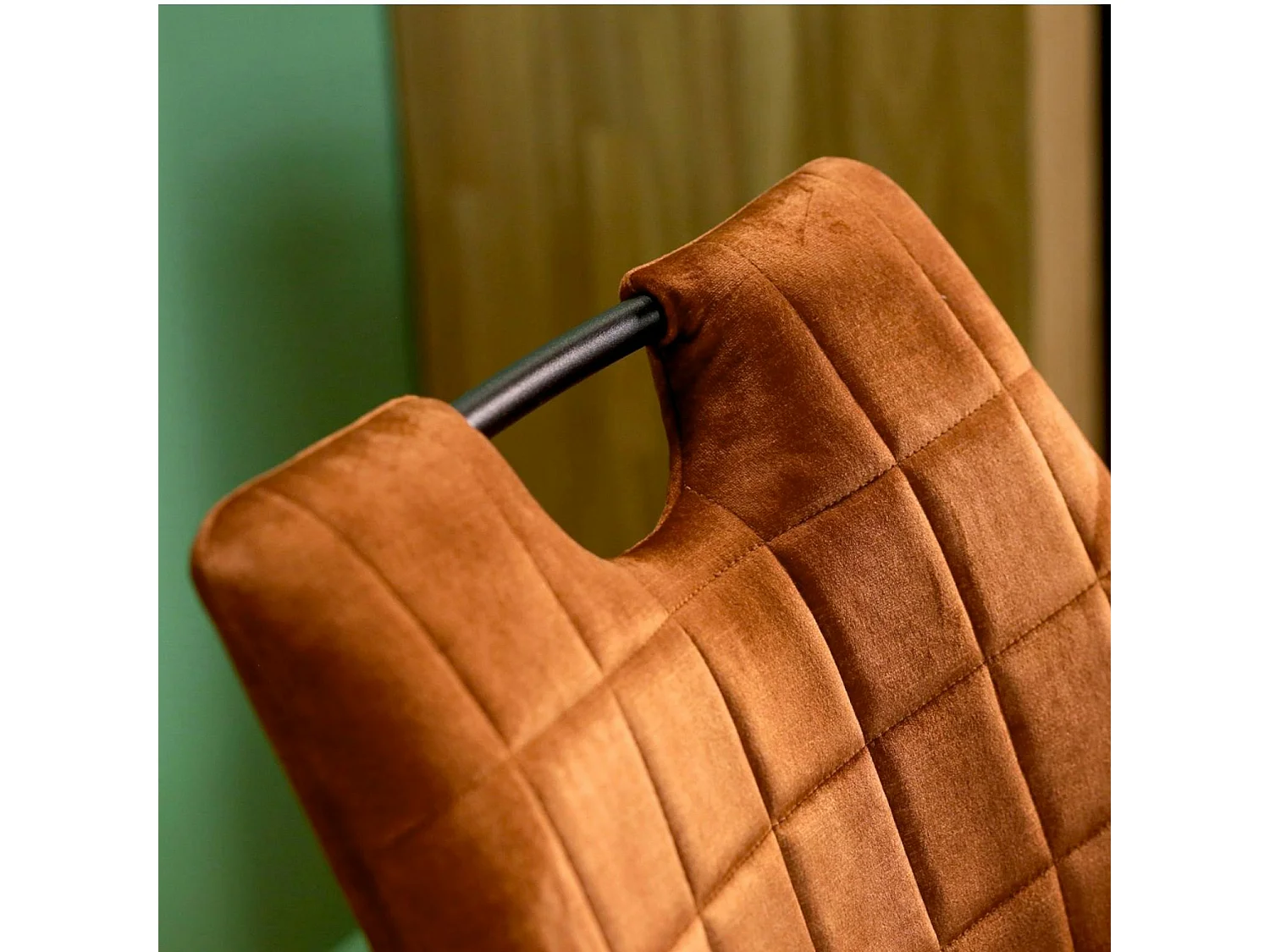 Chaise rouille avec poignée (lot de 2) MALMOE