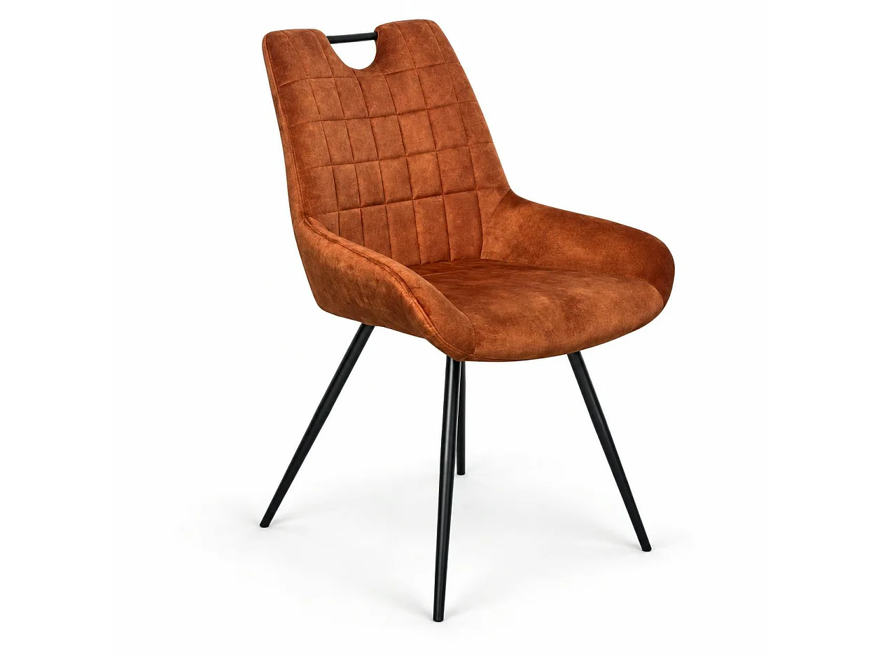 Chaise rouille avec poignée (lot de 2) MALMOE