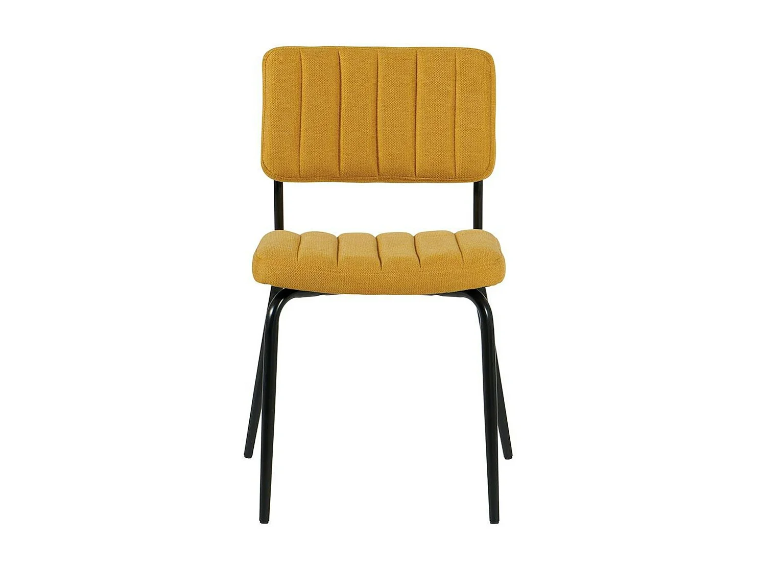 Chaise vintage moutarde FAIRLIE (lot de 2)