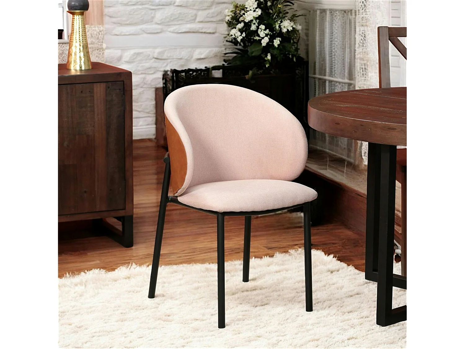 Chaise design rose (lot de 2) HAWAI