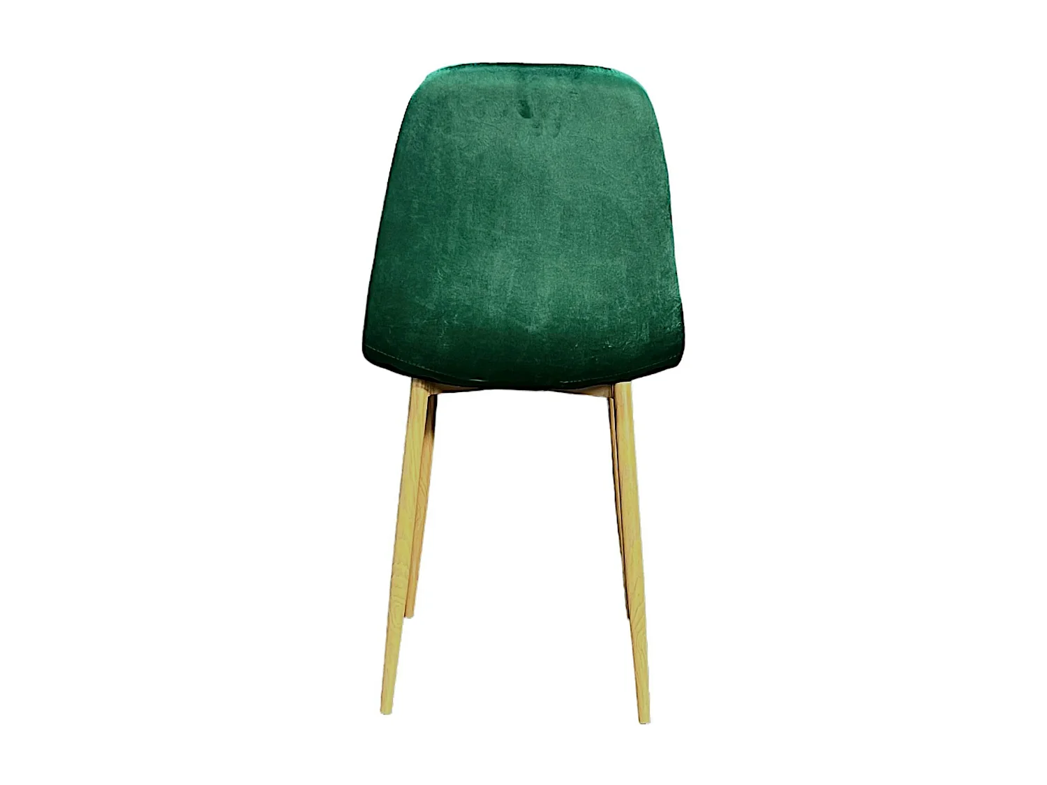 Chaise velours verte (lot de 2) HAWAI