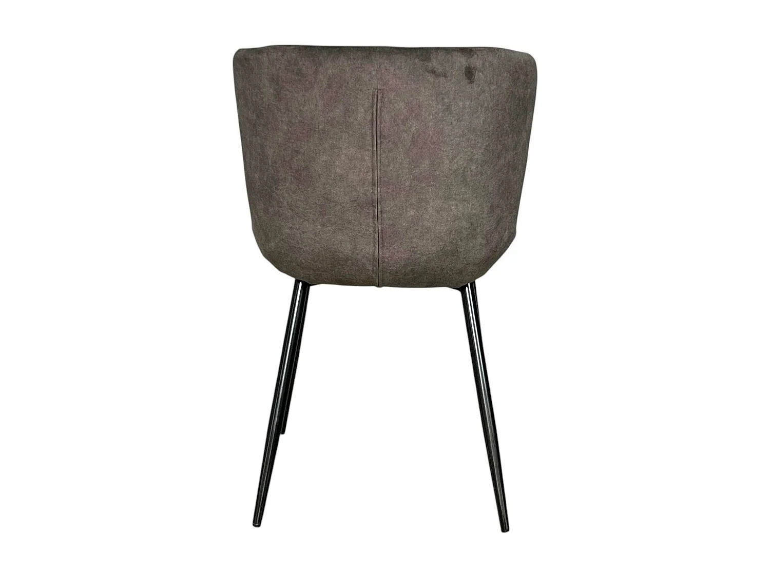 Chaise en velours piqué taupe (lot de 2) MELBOURNE