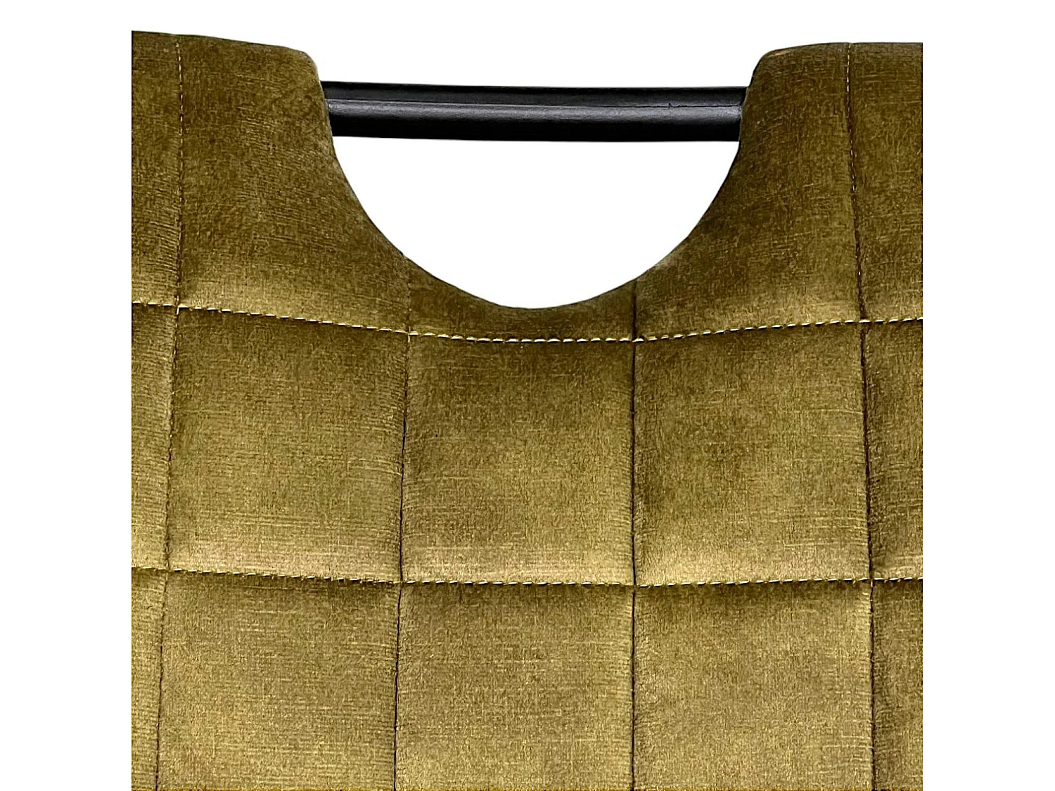 Chaise vert kaki avec poignée (lot de 2) MALMOE