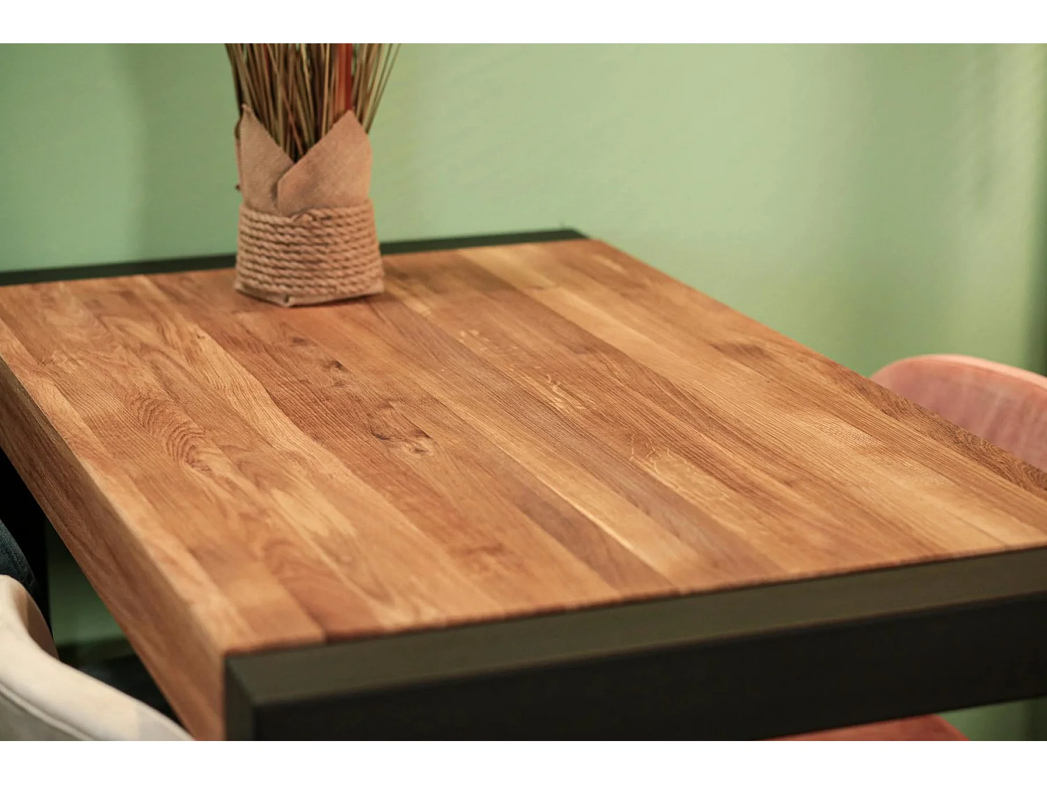 Mange-debout en chêne huilé 120 cm FERSCOTT 2