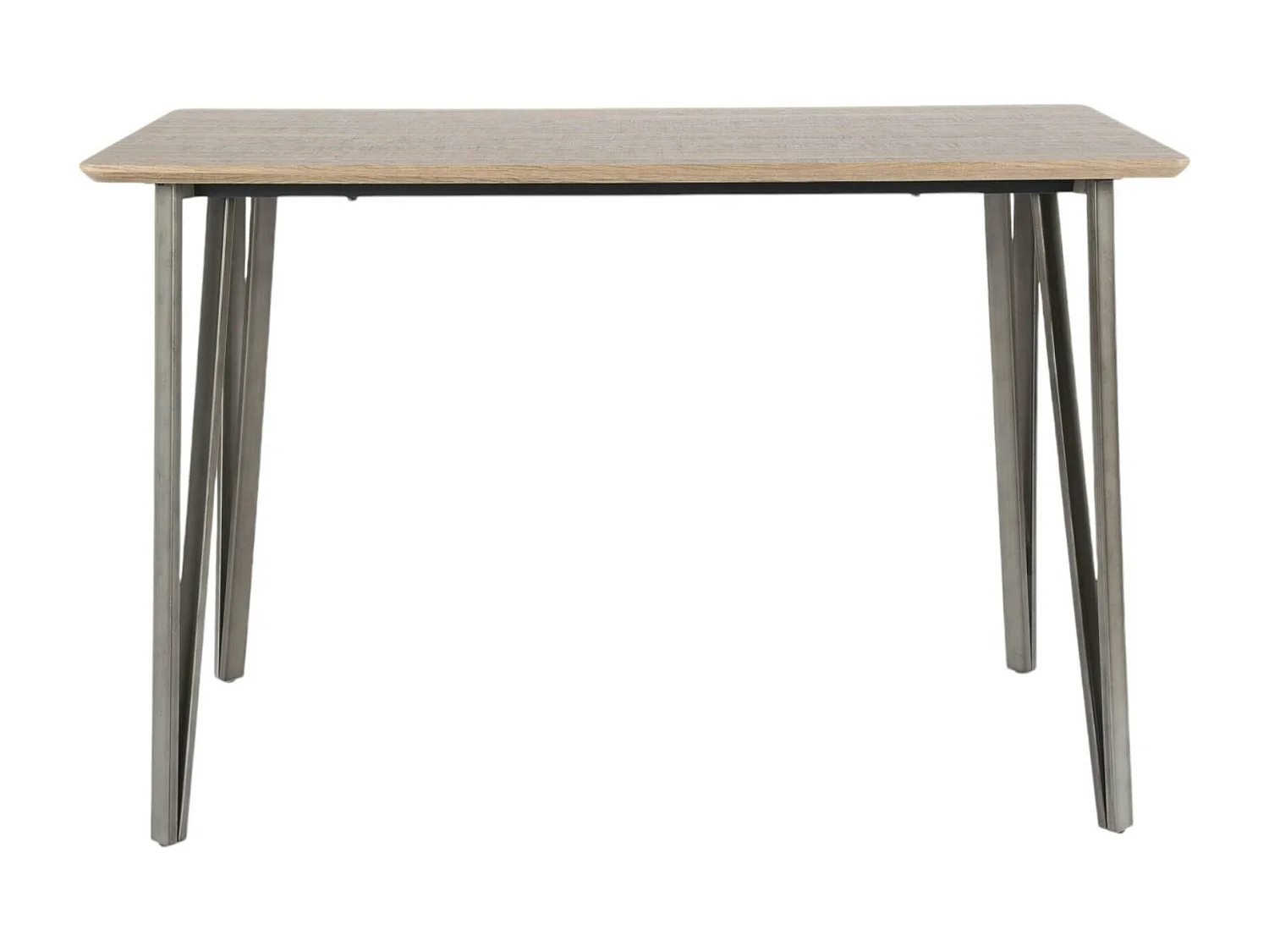 Table haute rectangulaire finition brun HELSINKI