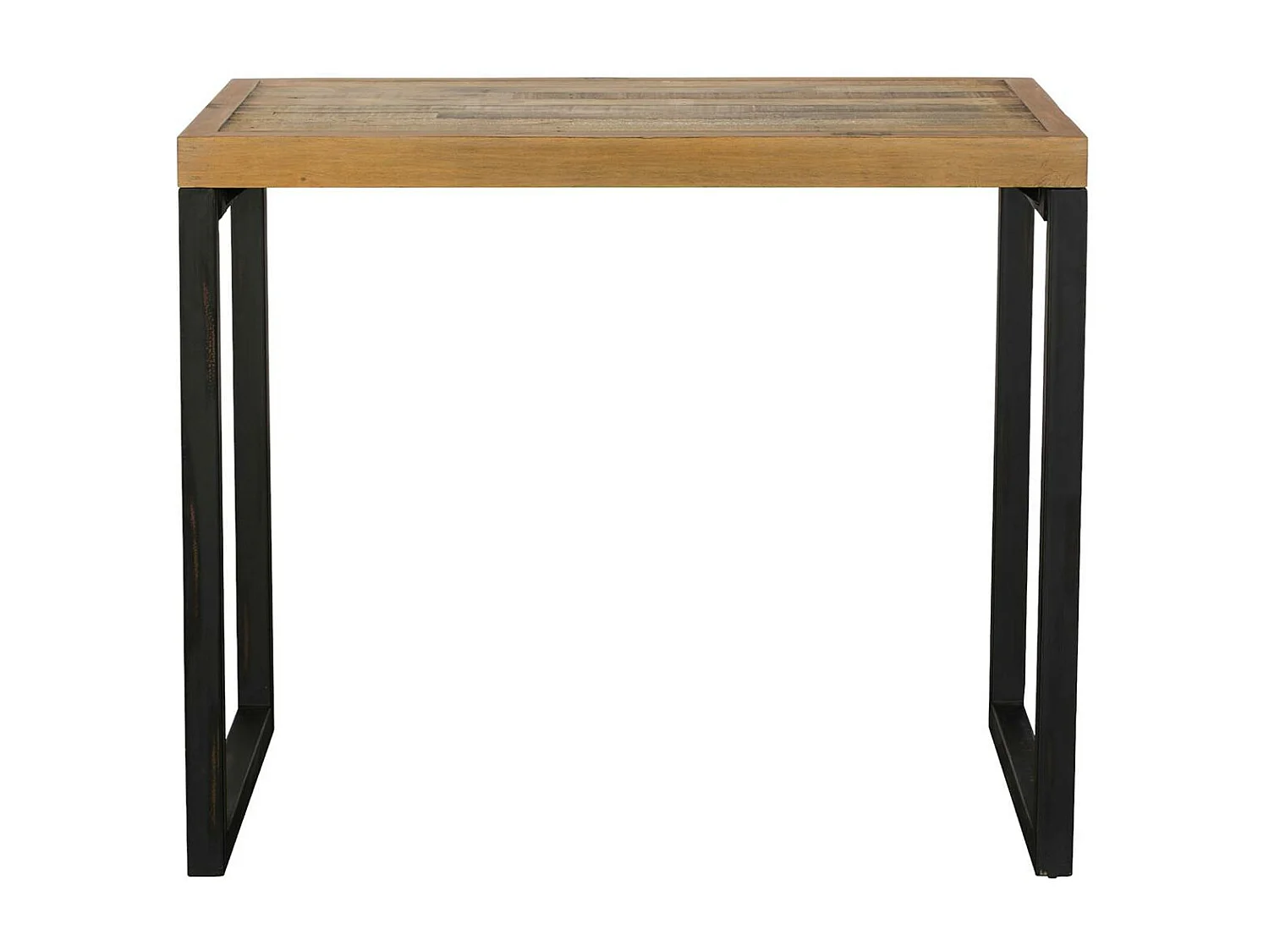 Mange-debout rectangulaire bois recyclé 120x75 BRISBANE