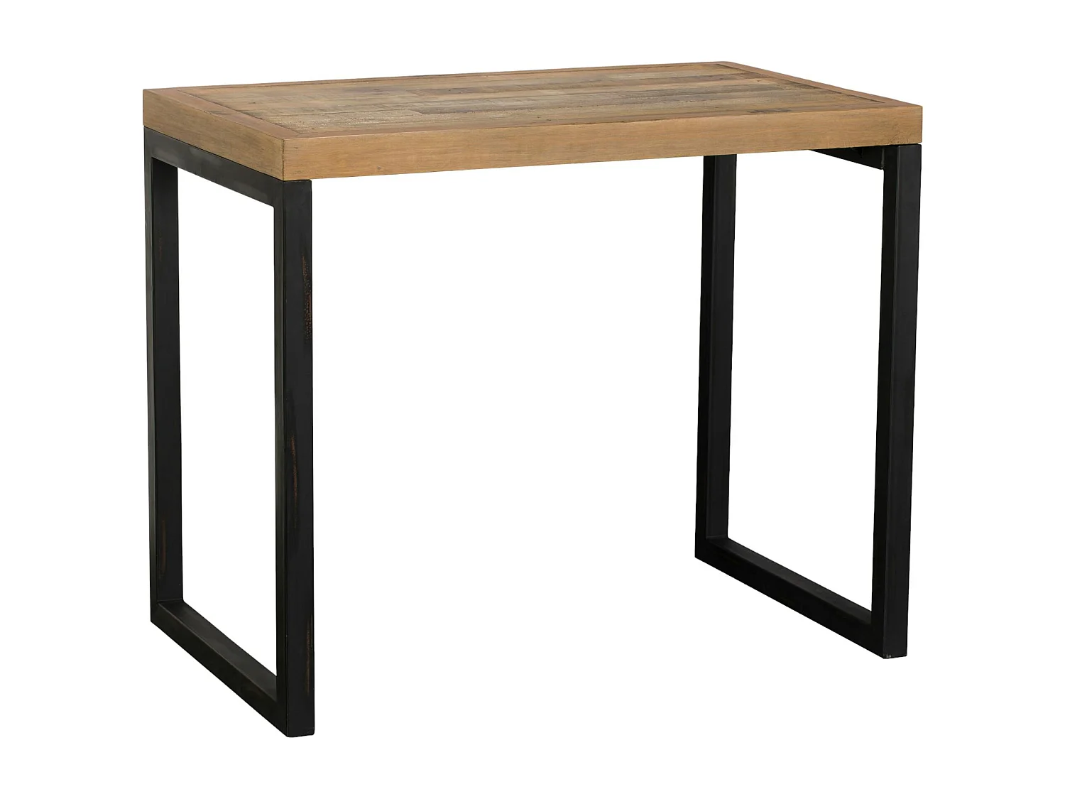 Mange-debout rectangulaire bois recyclé 120x75 BRISBANE