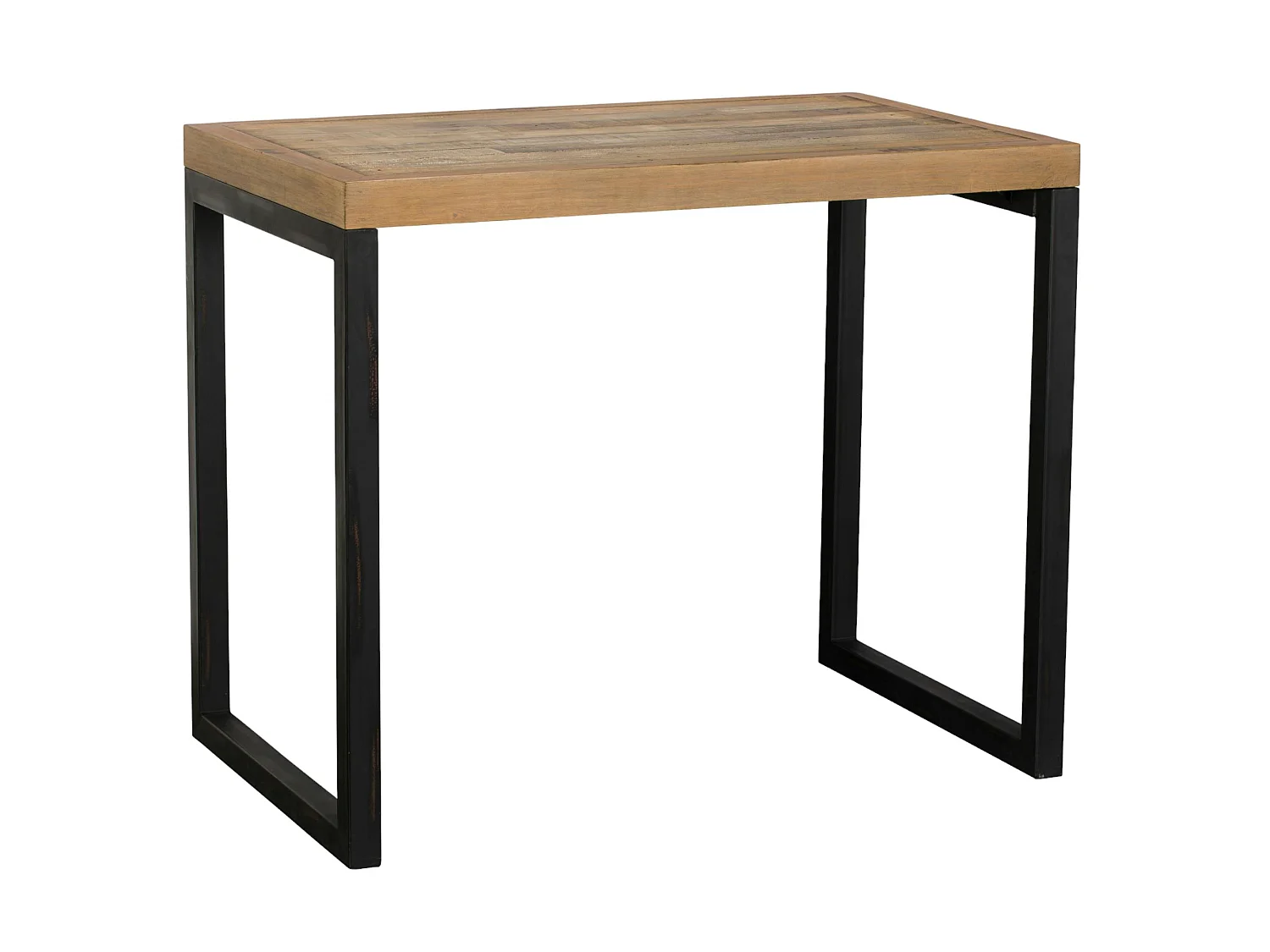 Mange-debout rectangulaire bois recyclé 120x75 BRISBANE