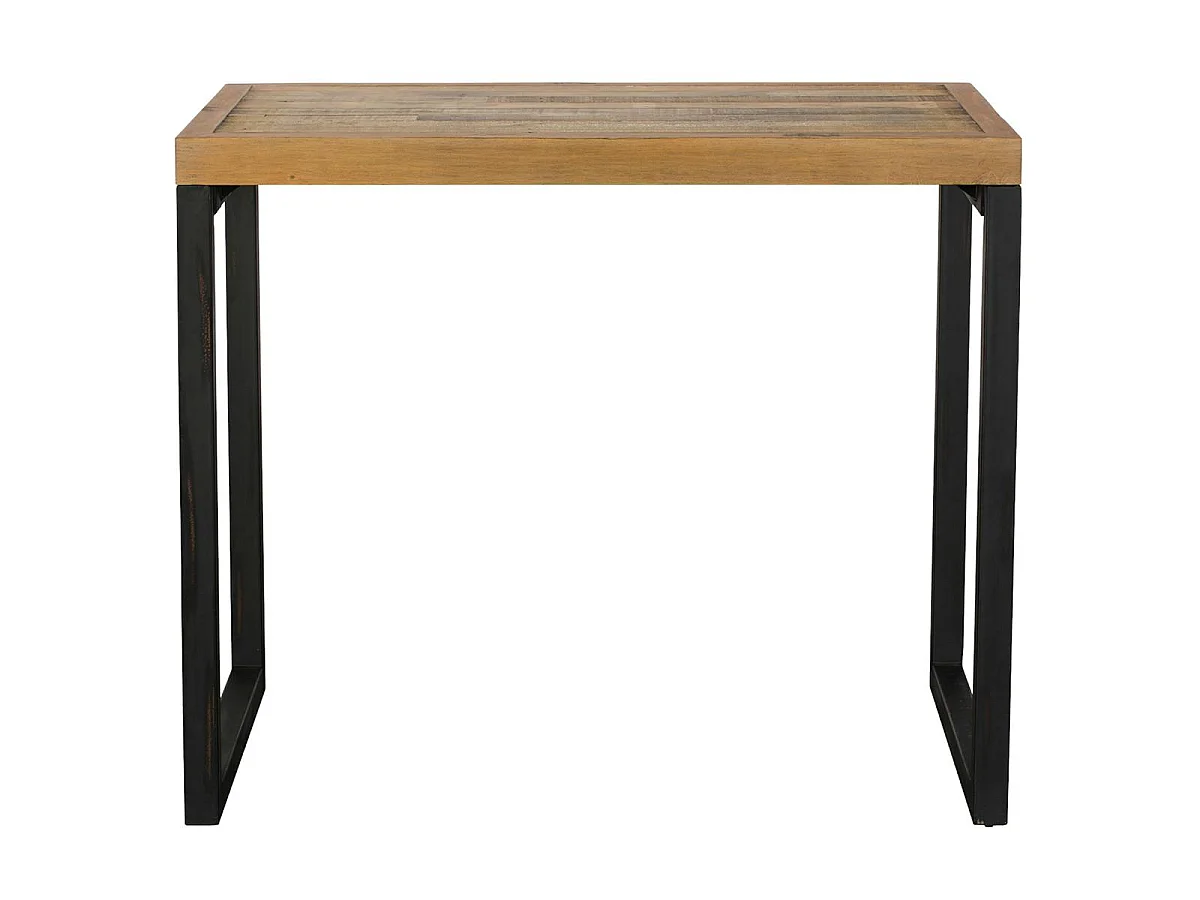Mange-debout rectangulaire bois recyclé 120x75 BRISBANE