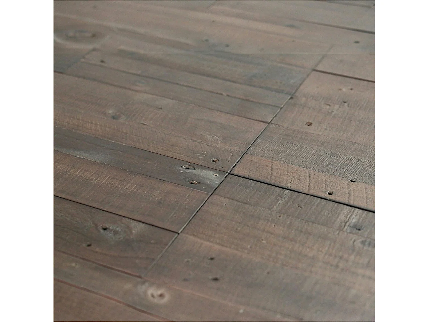 Table haute extensible bois brun recyclé 120-160 cm SAMOA