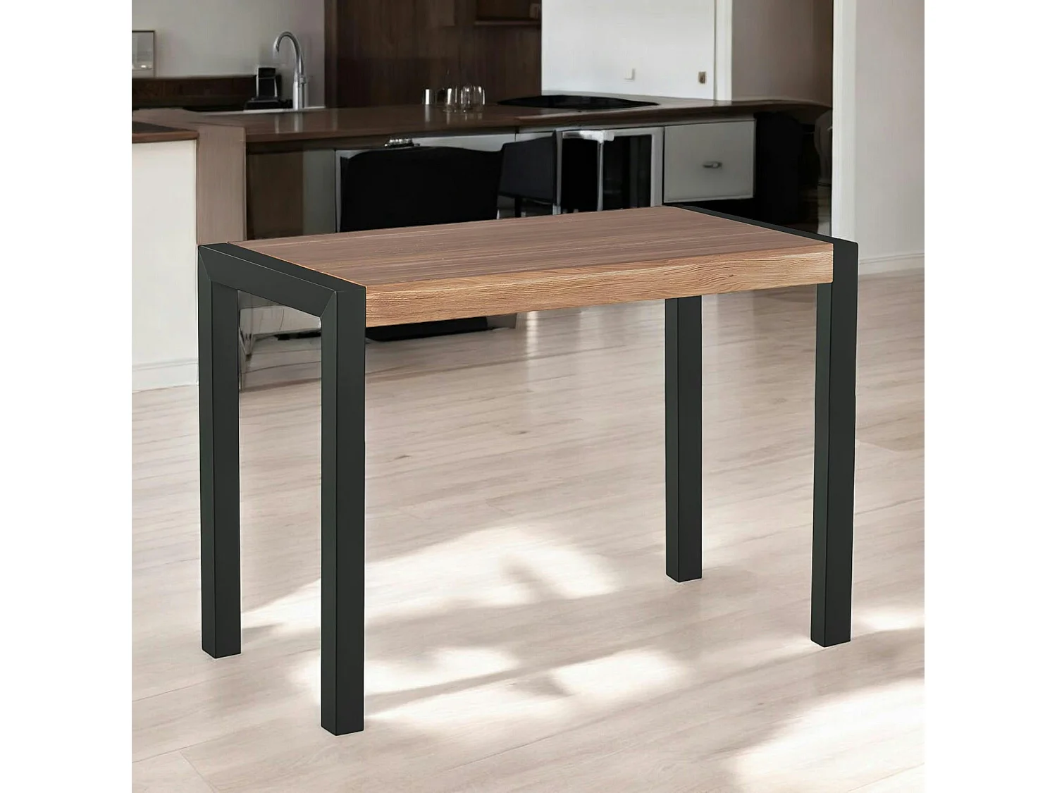 Table haute en chêne huilé 150 cm FERSCOTT 2