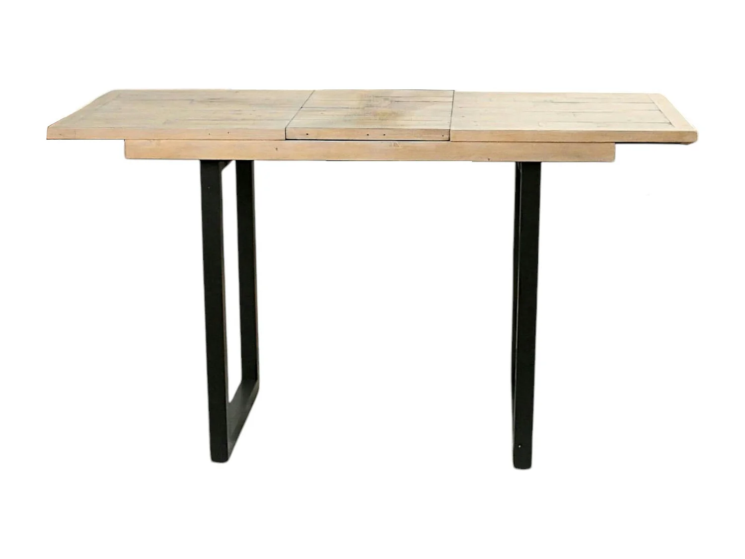 Table haute extensible bois recyclé 120-160 cm AUCKLAND
