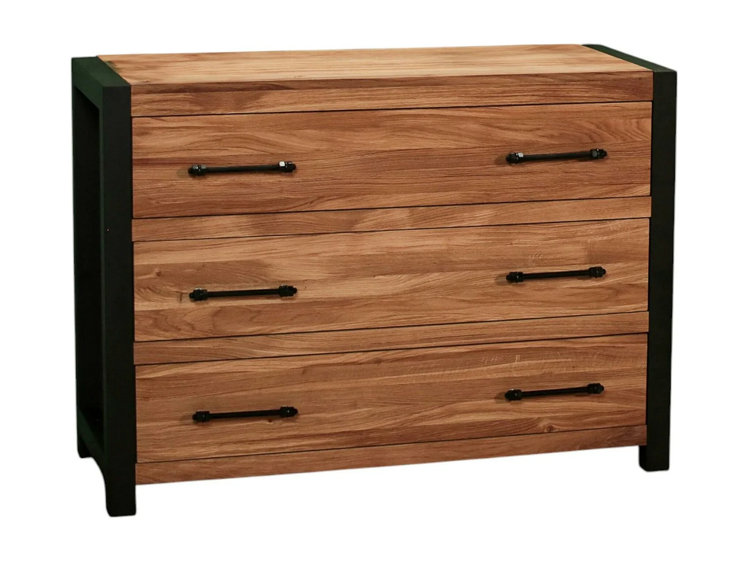 Commode en chêne huilé 3 tiroirs FERSCOTT 2