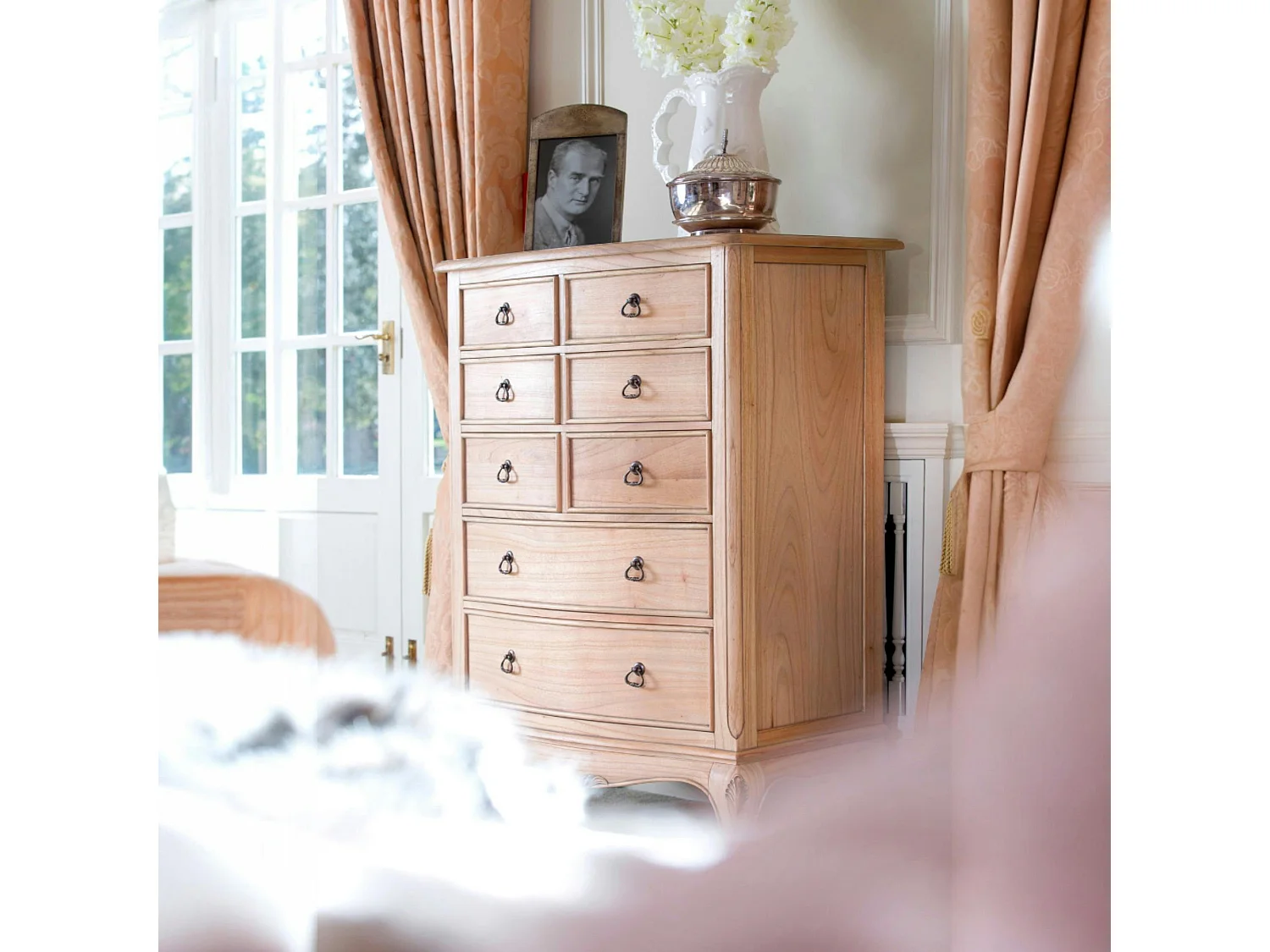 Commode en bois 8 tiroirs BLOIS
