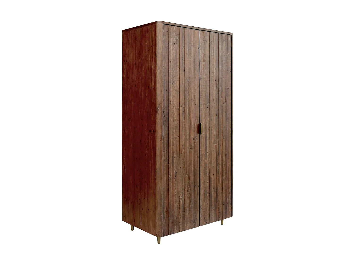 Armoire penderie bois recyclé brun QUEENSTOWN