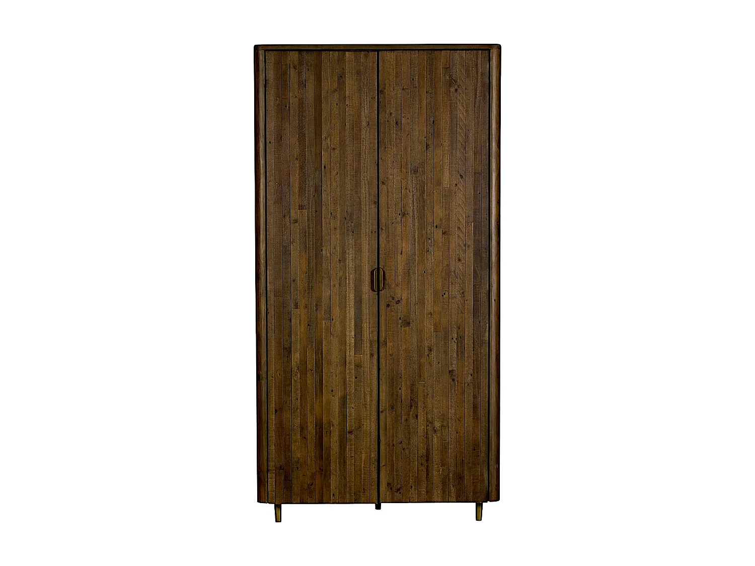 Armoire penderie bois recyclé brun QUEENSTOWN