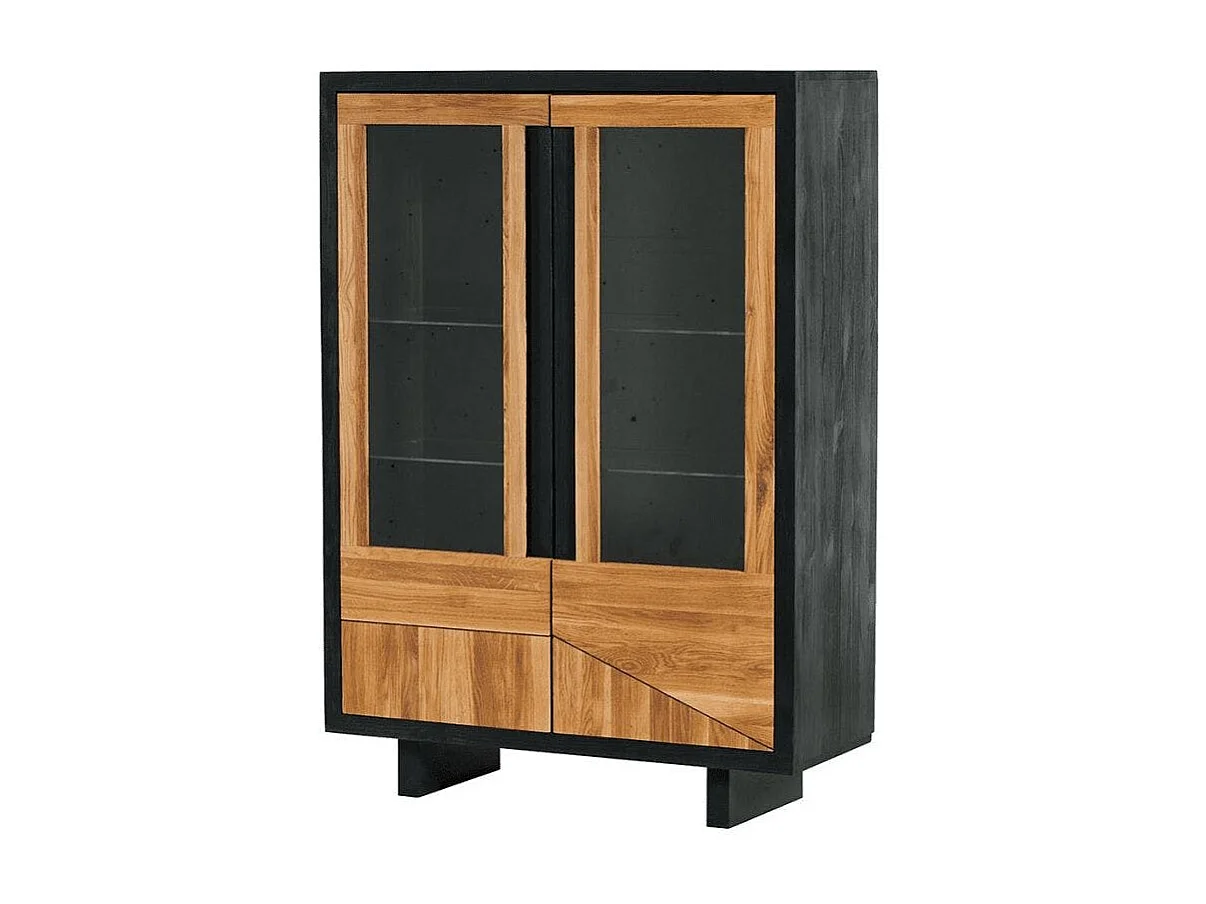 Buffet vitrine en bois FAIRLIE