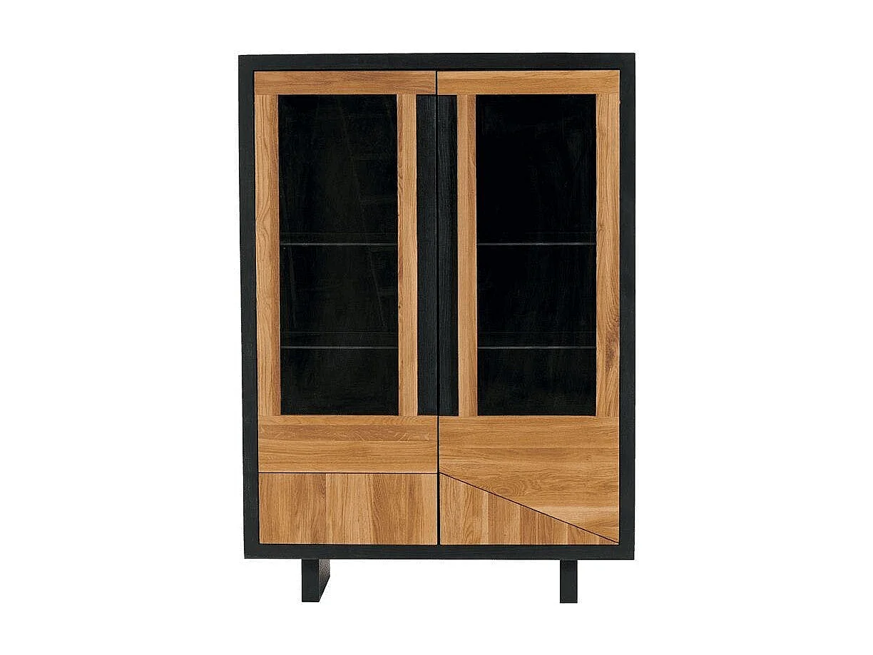 Buffet vitrine en bois FAIRLIE