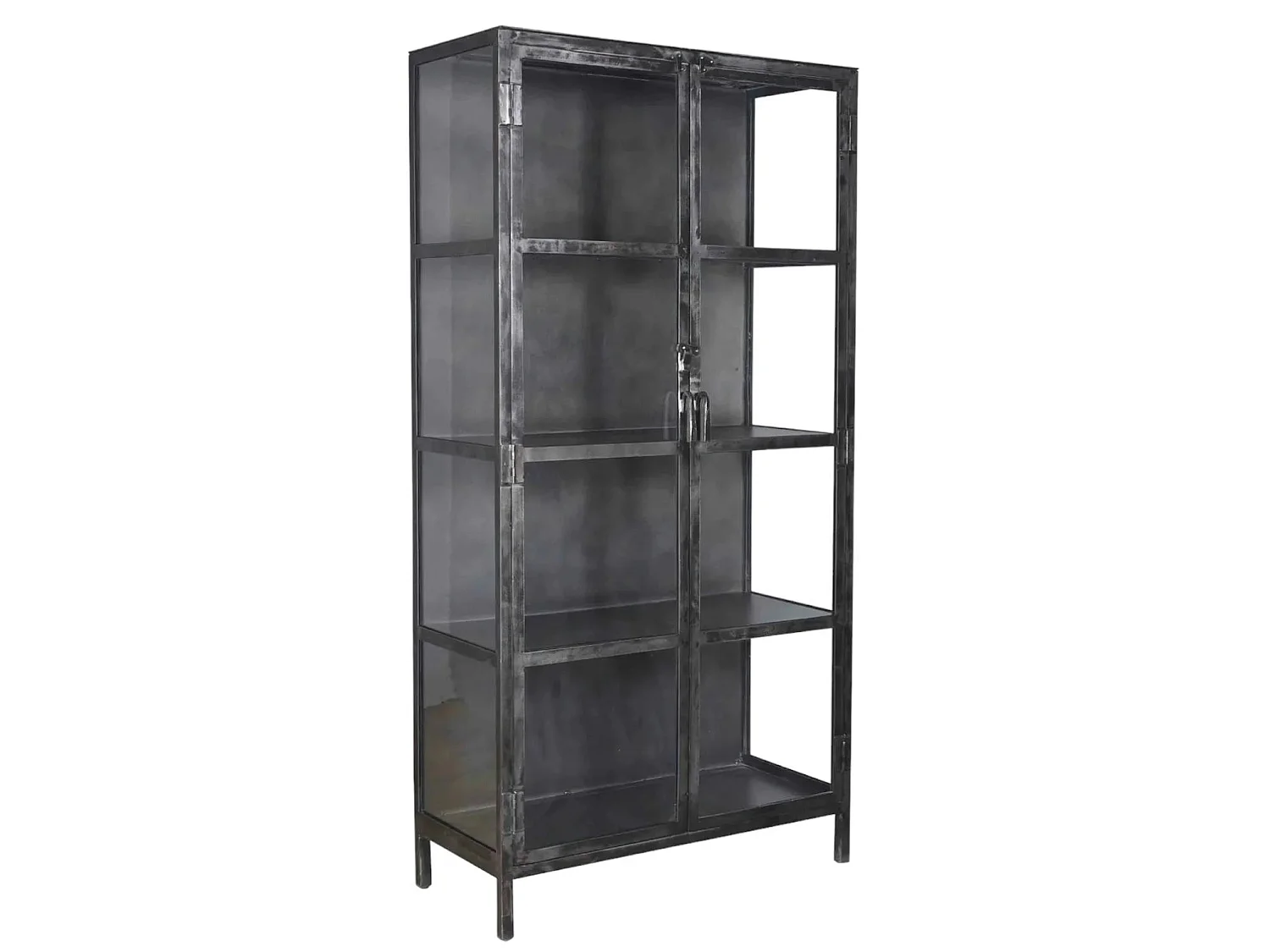 Vitrine industrielle métal verre ROADIES