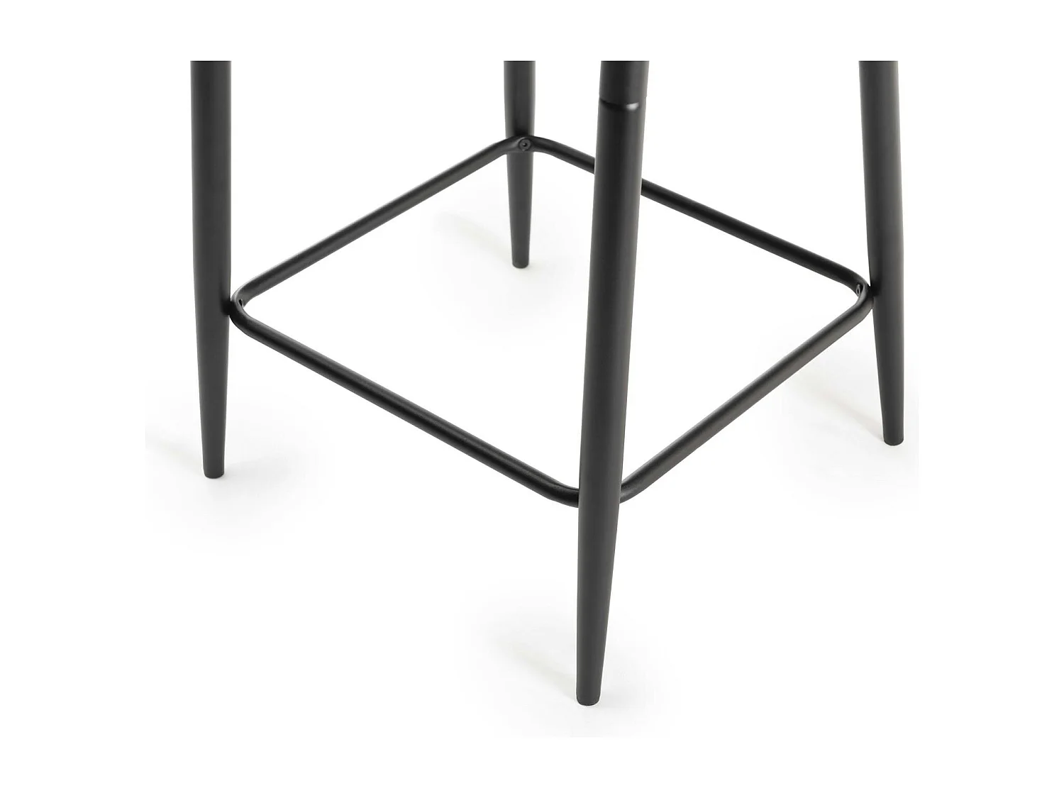 Chaise de bar en velours moutarde (lot de 2) ARLINGTON