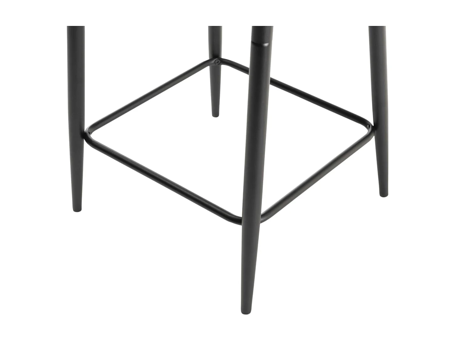 Chaise de bar en velours moutarde (lot de 2) ARLINGTON