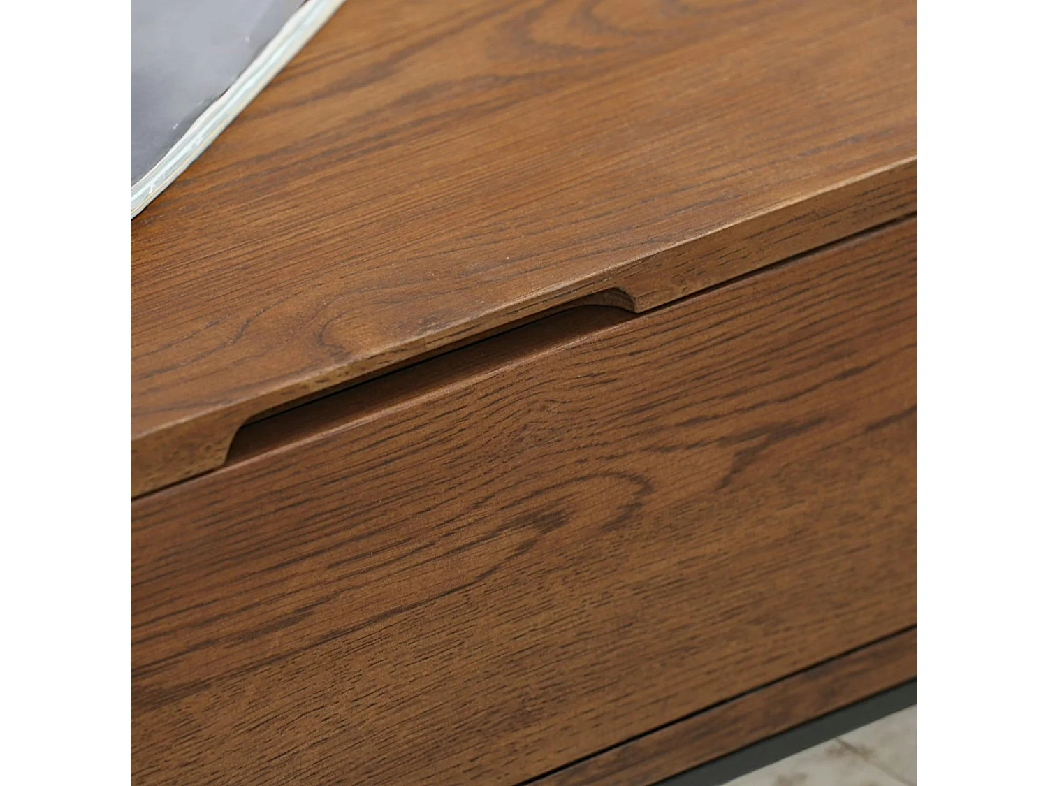 Table basse relevable rectangulaire en chêne massif OKA