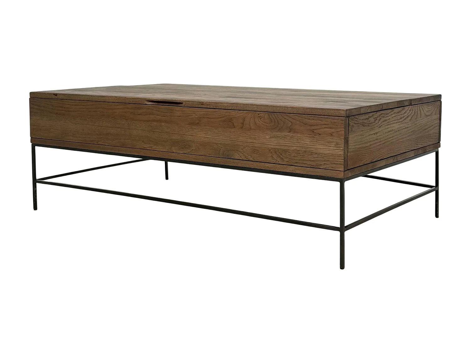 Table basse relevable chêne massif HUDSON