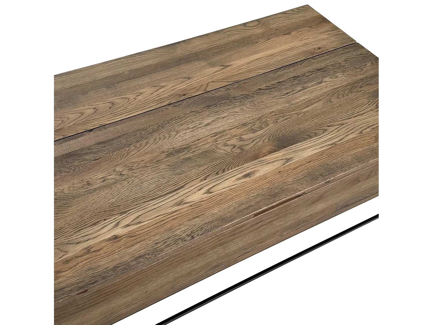 Table basse relevable chêne massif HUDSON
