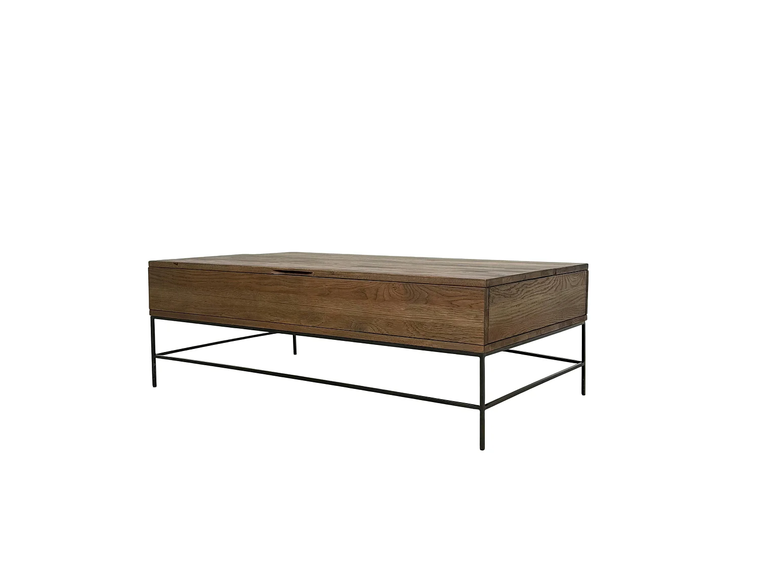 Table basse relevable chêne massif HUDSON