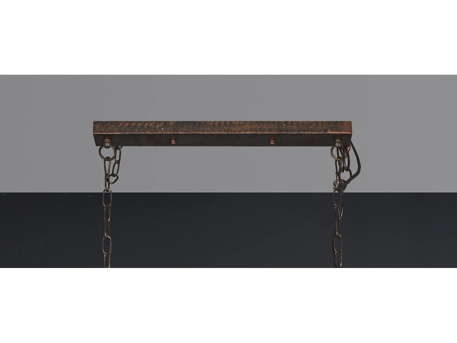 Suspension industrielle tuyau 3 demi-globes TRIBECA