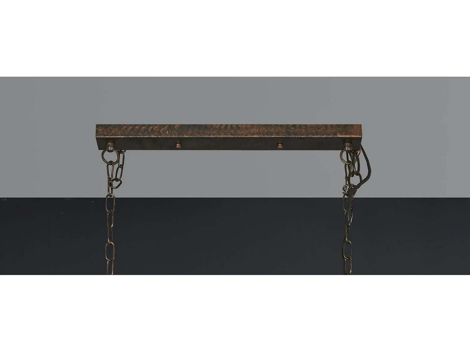 Suspension industrielle tuyau 3 demi-globes TRIBECA