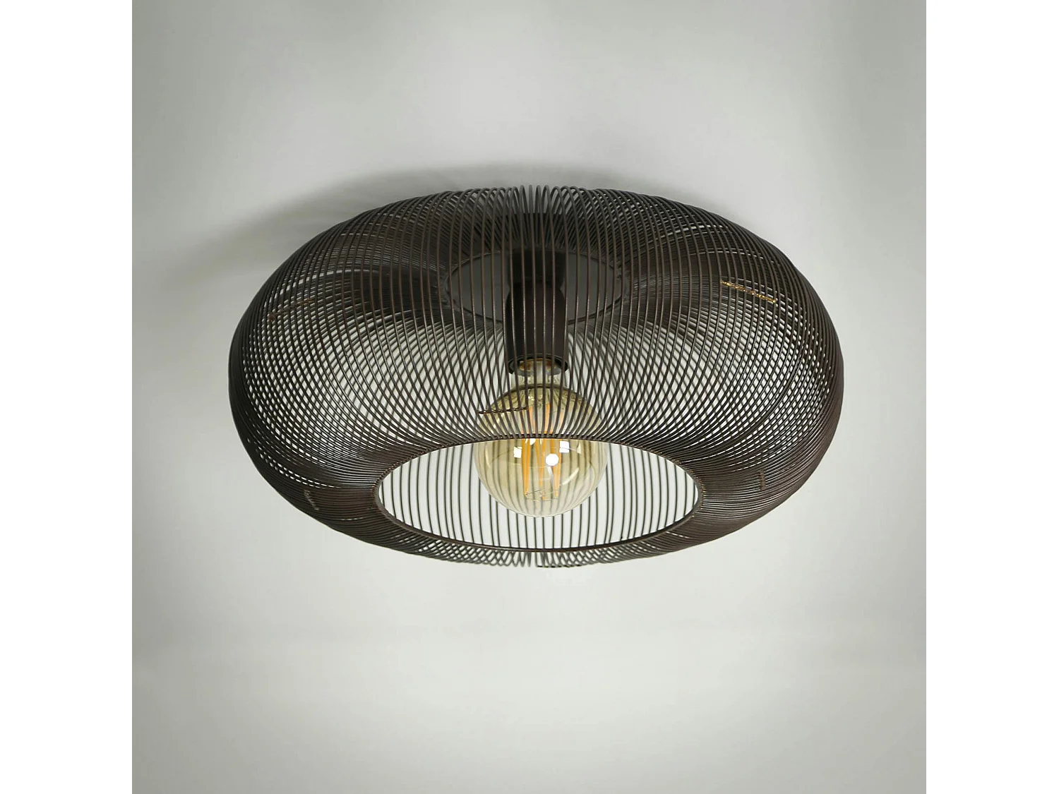 Plafonnier filaire forme disque RALF