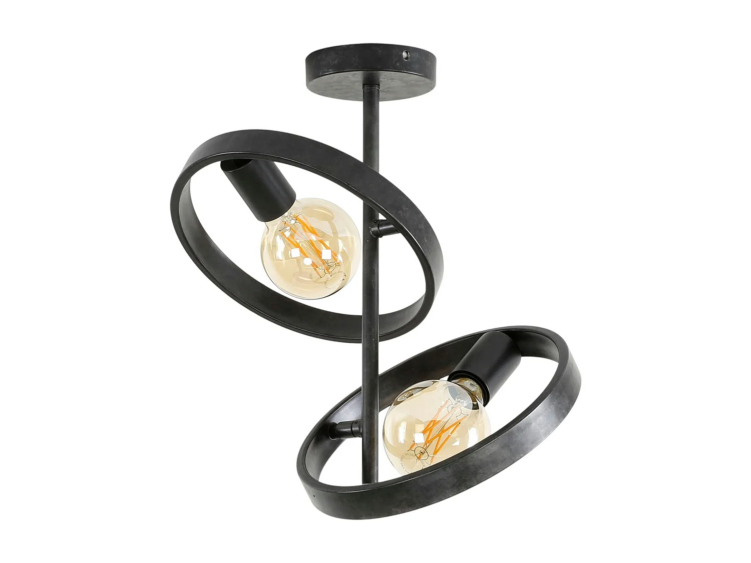 Plafonnier design 2 anneaux RALF