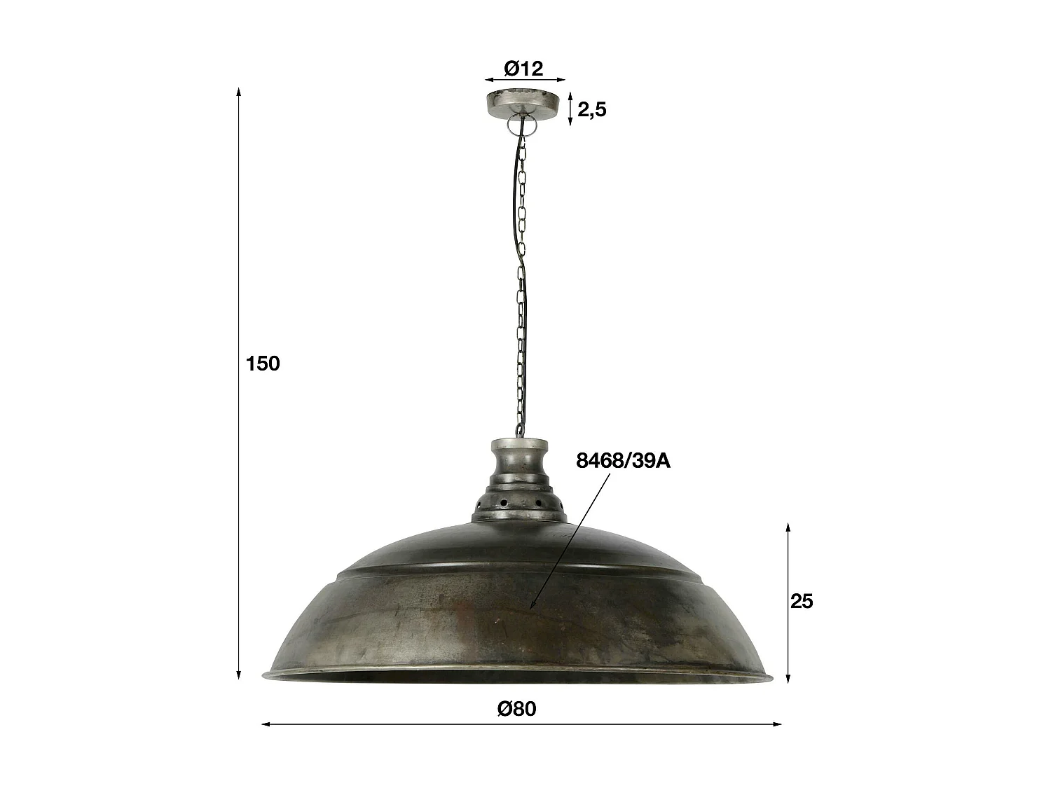 Suspension industrielle dôme RALF